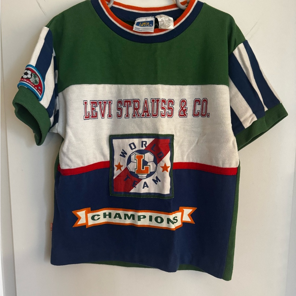 Vintage Little Levi’s Boys Champions Graphic T-Shirt | Size 6